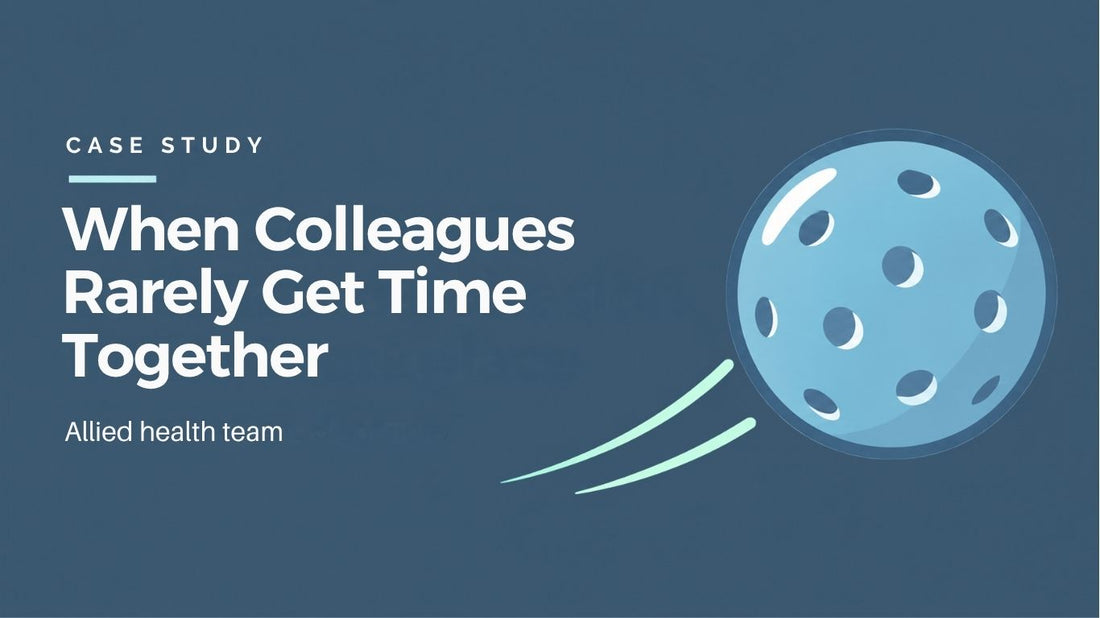 When Colleagues Rarely Get Time Together